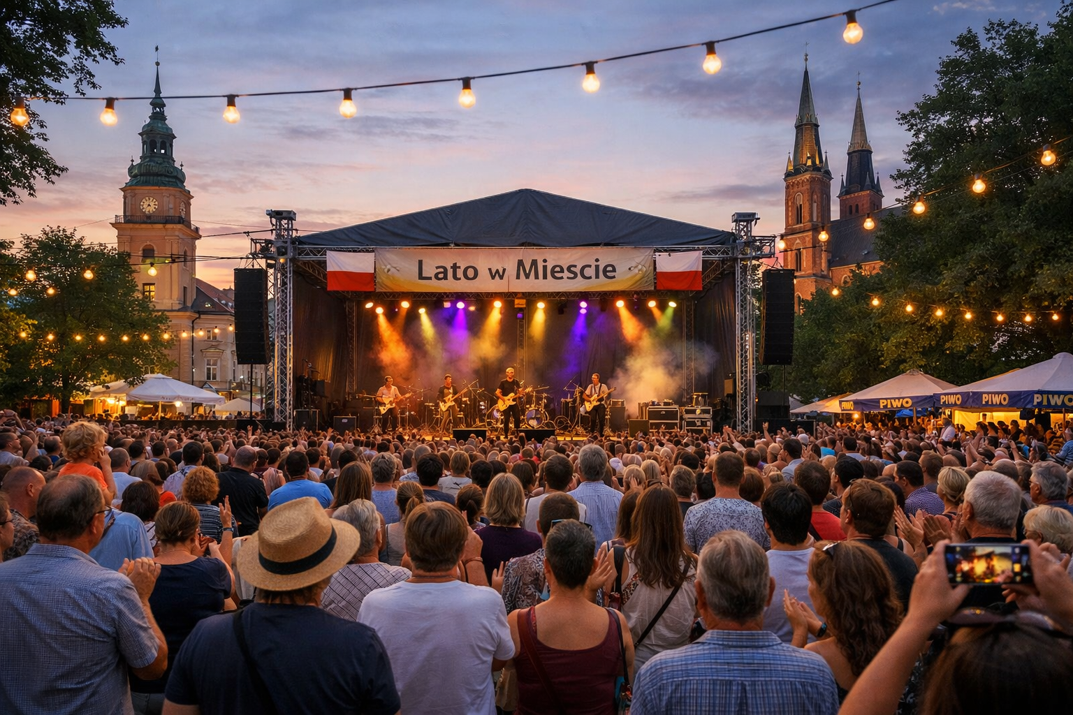 Wydarzenia miejskie — koncerty, jarmarki